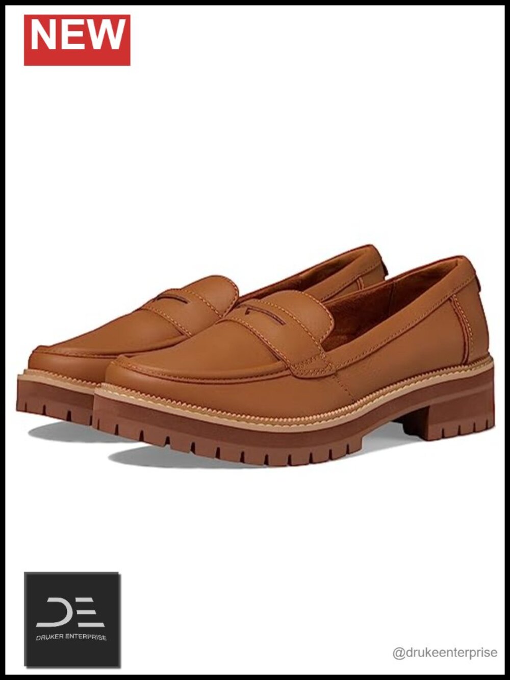 Women's Leather Slip-On Loafers with CloudBound Foam Insoles